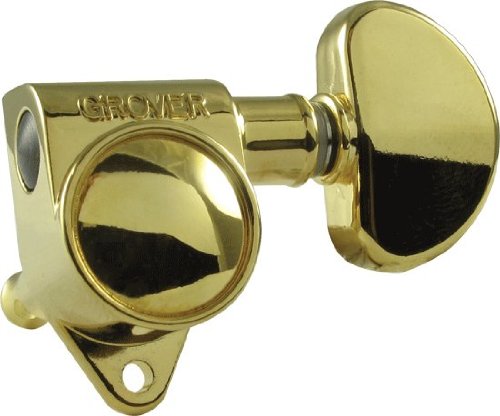 Grover 102-18G Rotomatic 18:1 3 per Side Machine Heads, Gold