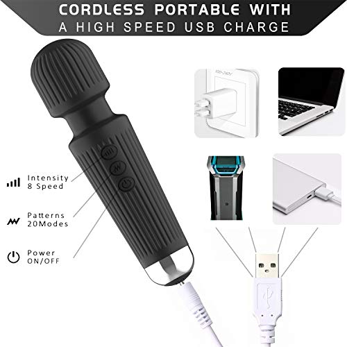 Aroprank USB Fast DC Charging Cable for Wand Massagers, Upgraded