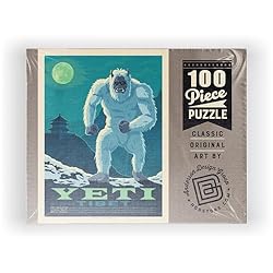 MyPuzzle Mythical Creatures: Yeti, Vintage Poster