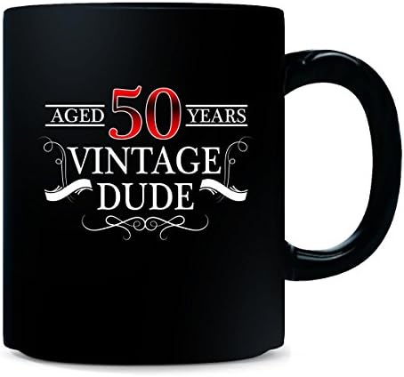 50th Birthday Gift Aged 50 Years Vintage Dude Ttd1 - Mug