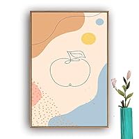 Framed Canvas Wall Art Picasso Poster Print of Woman Canvas Prints Home Artwork Decoration for Living Room,Bedroom - 16x24 inches