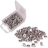 Shapenty 100PCS 3mm Small Stainless Steel Female Thread Hex Screw Nut Fastener Tool, M3
