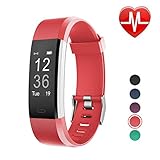 LETSCOM Fitness Tracker HR, Activity Tracker Watch with Heart Rate Monitor, Waterproof Smart Bracelet with Step Counter, Calorie Counter, Pedometer Watch for Kids Women and Men