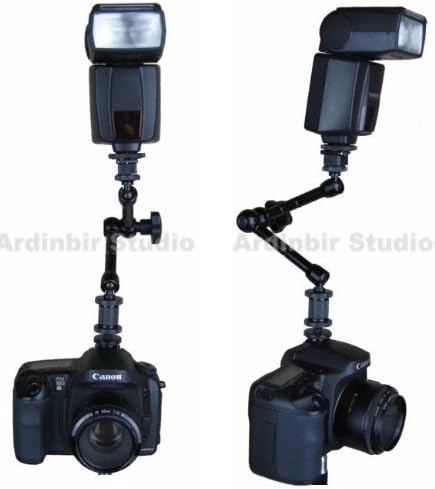 Studio Hot Shoe Speedlight Flash with Magic Arm for Canon EOS 650D, T4i, 6D, M, PowerShot SX50, G15, G12, G1, G10, G11, G9, G2