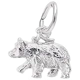 Rembrandt Charms, Small Black Bear, 925 Sterling