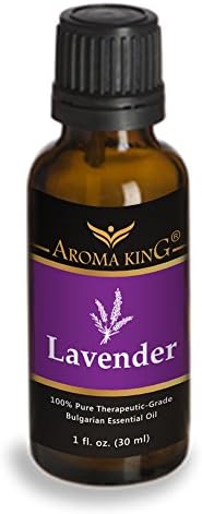 Lavender Oil 100% Pure Therapeutic Grade Essential Oil - 1 OZ Bottle by Aroma King
