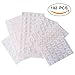 PROMENE Clear Rubber Feet Transparent Adhesive Bumper Pads, Round, Hemispherical, Trapezoid Shape, 192 Pieces