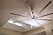Big Air ICF96UPS Industrial Ceiling Fan, 96-Inch, Silver