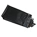 AwePackage 12 oz Resealable Box Pouch Coffee Bag with valve - Flat Bottom Pull Tab Zipper (50, Matte Black)