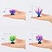 KIBUN 15 Piece Set Aquarium Decor Fish Tank Decoration Ornament Artificial Purple/Navy/Green/Red Plastic Plant (S/M Size 15 Piece)thumb 3
