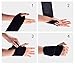 Wrist Brace, Adjustable Elastic Self-Heating Pressure Support Relief Pain from Tenosynovitis, Arthritis, Carpal Tunnel, for Right and Left Hands for Men and Women One Piece Black