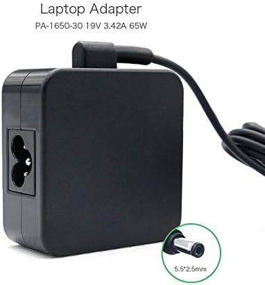 szhyon 100% Original 19V 3.42A 65W 5.5 * 2.5mm Laptop AC Adapter compatible with ASUS VivoBook S500 S550 S500CA EXA1203YH ADP-65GD B Ultrabook Series