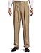 Haggar Men's Cool 18 Heather Solid Pant - Regular - 40W x 29L - British Khaki