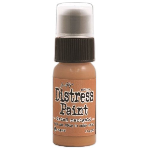 Ranger Tim Holtz Distress Paint, 1-Ounce Bottle, Dried Marigold