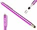 MEKO (Upgrade Version) 4Packs Styli/Stylus [0.22-inch Rubber Tip Series] 5.5 L Replaceable Thin-Tip Stylus for All Touch Screen Smart Phones &Tablets - (Black&Dark Blue&Purple&Ocean Blue)