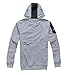 Madhero Men's Contract Color Full-zipper Fashion Hoodie