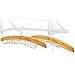 ANKO Tie Belt Hangers 2 Pack, Adjustable Rotating 24 Clip Scarf Racks Holder Hook for Homewares Closet Accessories Organizers Storage