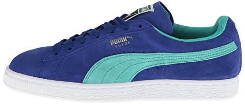 suede puma pool green