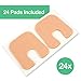 ZenToes U-Shaped Felt Callus Pads | Protect Calluses from Rubbing on Shoes | Reduce Foot and Heel Pain | Pack of 24 1/8″ Self-Stick Pedi Cushionsthumb 1