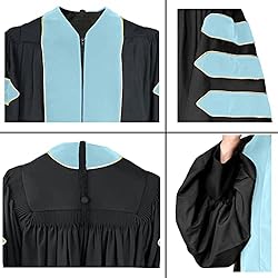 Herrenbek Doctoral Graduation Gown Hood and Tam 8