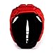 BARNETT Heat Pro Helmet - Soft Padded Headgear - Rugby -Flag Football - Youth and Adult Sizing 7 on 7-7v7 Soft Shell- Epilepsy Head Fall Protection, red
