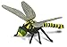 CollectA Insects Golden-Ringed Dragonfly Toy Figure - Authentic Hand Painted Model