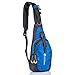 Sling Bag Chest Shoulder Unbalance Gym Fanny Backpack Sack Satchel Outdoor Bike nylon fabric Orange, by LC Prime
