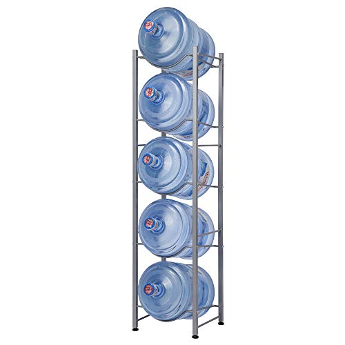 RZChome 5Tier Water Bottle Holder Cooler Jug Rack, 5 Gallon Water