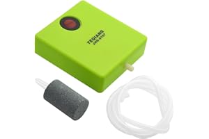 LILYS PET Portable Aquarium Fish Tank Oxygen Air Pump,AA Type Battery Backup Operated Fish Tank Air Pump