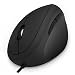 Wired Vertical Mouse, Jelly Comb Small Ergonomic Mouse High Precision Optical Mice with Adjustable Sensitivity 800/1200 /1600 DPI, 6 Buttons, 【 for Small Hands 】 - Black primary