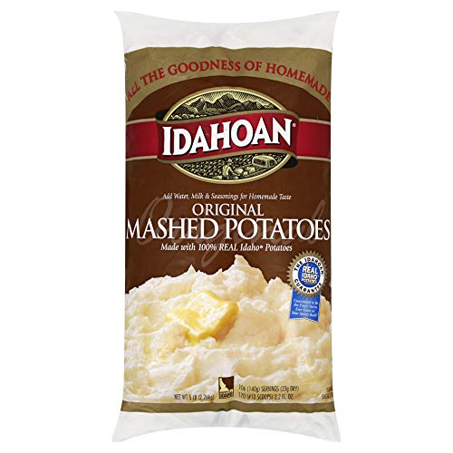 Idahoan Original Mashed Potatoes, Made with Naturally GlutenFree 100
