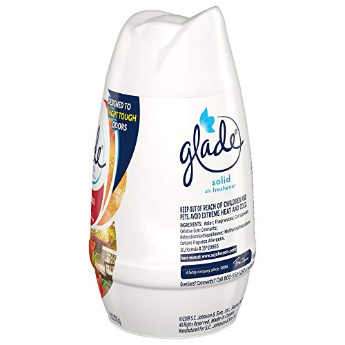 Glade Solid Air Freshener, Deodorizer for Home and Bathroom, Red
