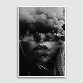 Framed Canvas Home Artwork Decoration Portrait Canvas Wall Art for Living Room, Bedroom - 16x24 inches