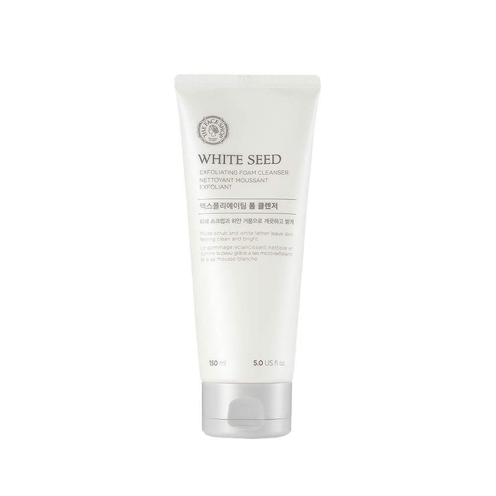 [The Face Shop] White Seed Exfoliating Foam Cleanser