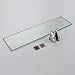KES Bathroom Glass Shelf Shower 20 Inch Organizer Extra Thick Tempered Glass Zinc Alloy Wall Mounted Polished Chrome Finish, BGS3200