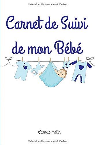 Carnet De Suivi De Mon Bebe Carnet De Note Pour Suivre L Evolution De Mon Bebe 15 2 Cm X 22 9 Cm 160 Pages French Edition Malin Carnets Amazon Com Books
