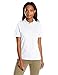 Hanes womens Hanes Women's X-temp Performance polo shirts, White, Medium US