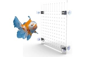 Bubble Magus Acrylic Aquarium Fish Tank Divider Clear Kit Fit for All Type Aquarium Divider with Suction Cups (11.81" *15.47")