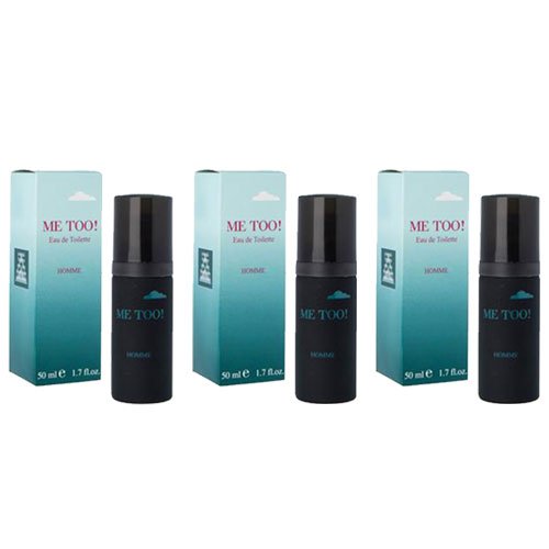 Crimson Kangaroo Fragrances 3 Pack Set Of The Men's Popular Me Too Homme Fragrance By Milton Lloyd, 50 Millilitre Each