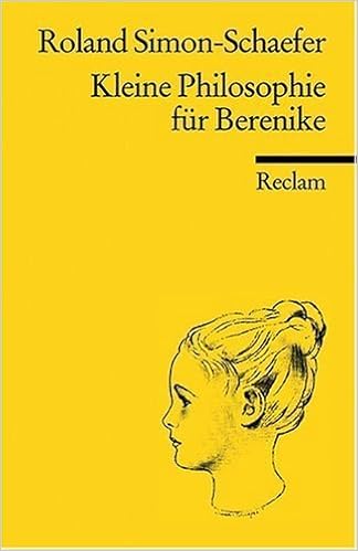 Kleine Philosophie Fur Berenike Von Simon Schafer Roland 1970 Taschenbuch Amazon De Bucher