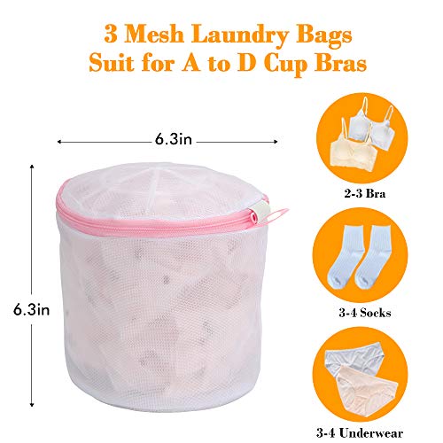 LEARJA Laundry Bag for Bras, Bra Washer Protector, Wash Bag for