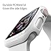 pzoz Compatible with Apple Watch Series 4 Case 44mm Accessories Slim Protector Bumper Shockproof Super Thin Full Coverage Matte Hard Cover for Women Men Compatible Apple iWatch - White