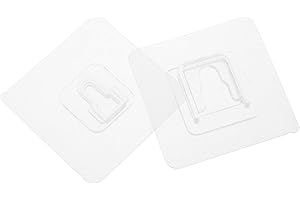 Alasum 10 Set PVC Adhesive Wall Hooks with Stable Performance for Bathroom and Rvs, No Nail Self Adhesive