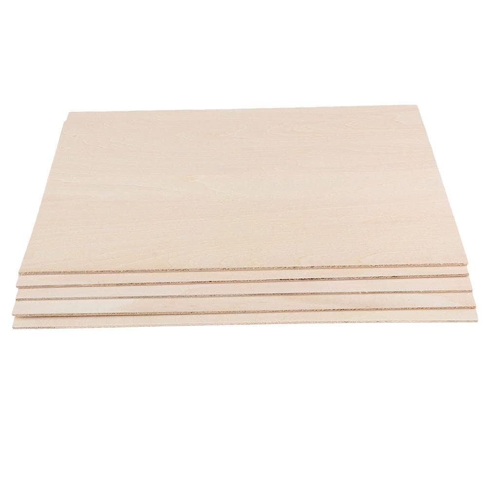 zalati Balsa Wood Sheets 10pcs for DIY Crafts House Toys Repairing Woodworking Supplies Wooden Plate Model - 50x200x1.5mm/ 2.0x7.9x0.06inch