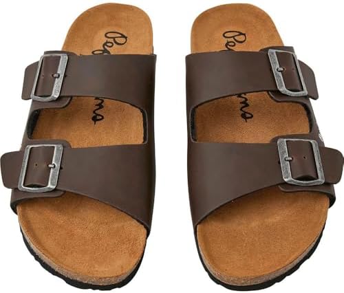 Sandalias de Piel Bio marrón