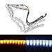 LED Daytime Running Light Sunsbell Flowing Turn Signal Light Car LED Strip Lights Headlight LED White/Amber DRL Strip - 2pcs