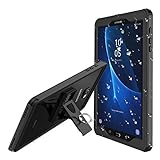 Samsung Galaxy Tab A 10.1 Waterproof Case, Temdan IPX8 Waterproof Full-Body Rugged Case with Built-in Screen Protector for Galaxy Tab A 10.1 inch (SM-T580/T585/T587) No Pen Version (Black)
