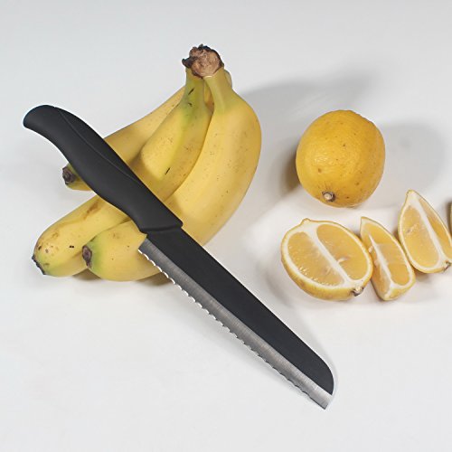 6 Serrated+Ceramic+Non+Slip+Rubberized+Handles