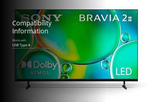 Sony BRAVIA 2 II 43 Inch 4K Ultra HD LED Smart TV with Google TV and Exclusive Features for PlayStation®5 (K-43S20M2), 2025 Model