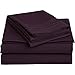 Elegant Comfort 1500 Premier Hotel Quality 4-Piece Bed Sheet Sets, Deep Pockets - Luxurious Wrinkle Free & Fade Resistant, California King, Purple